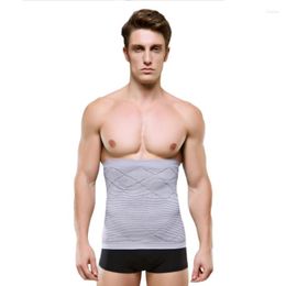 Men's Body Shapers Men's Men Slimming Shapewear Breathable Band Waist Abdomen Control Workout Belt Cincher Croset For