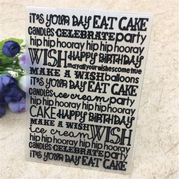 card letters craft UK - Craft Tools PLASTIC EMBOSSING FOLDER Letters Birthday Cake Scrapbook Card Packing Decoration Cutting Dies Paper