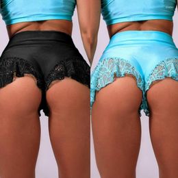 Women's Shorts Women's Womens Sexy Sports Tennis Skirt Girls Gym Short 2022 Lace Stitching Soft Women Sport For Yoga