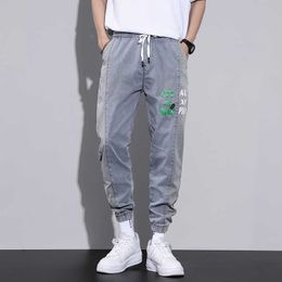 Men's Jeans Summer Men Fashion Harem Pants Casual Hip hop Streetwear Harajuku Joggers Sweatpants Denim Trousers Plus Size M 5xl 220923