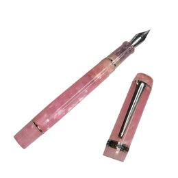 Fountain Pens Kaigelu 316 Celluloid Fountain Pen pink EF FM Nib Silver Clip Writing Office Business Ink Pen Gift pens pink 220923