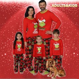 Family Matching Outfits Family Christmas Pyjamas Matching Sleepwear Familia Look Matching Outfits Suit for Parent-child Pyjama Sets 220922