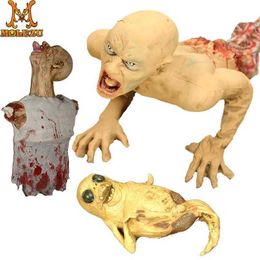 Party Masks Molezu Halloween Realistic Latex prop Masquerade Halloween Horror prop 220926