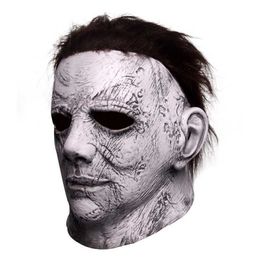 Party Masks Halloween Michael Myers Masks Horror Cosplay Latex Mask 220926