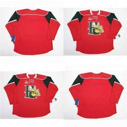 Gla Thr Halifax Mooseheads Jerseys 100% Embroidery cusotm any name any number Red Mens Womens Youth Ice Hockey Jerseys