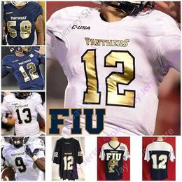 Mitch Custom 2020 Florida International FIU Football Jersey NCAA College Kaylan Wiggins James Morgan Anthony Jones Napoleon Maxwell T.Y. Hilton