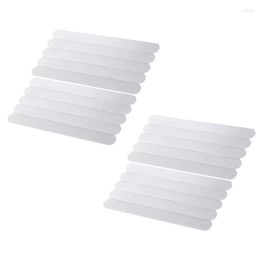 Bath Mats 20Pcs Anti-Slip Strips Safety Shower Treads Stickers Bathtub Non Slip Stair Step Anti Tape 7.87inch