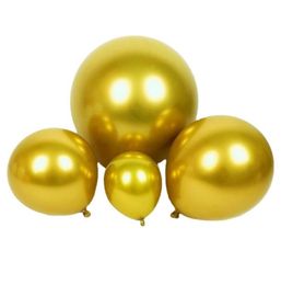 Large metallic Balloons 36 inch Big party Balloon Helium Giant Latex chrome Balloons for Birthday Wedding christmas Baby Shower Carnival supplies