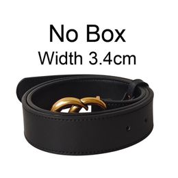 Designer belt mens metal gold letters genuine leather womens belts no box