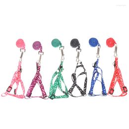 Dog Collars Safety Seat Belt Pet Puppy Cat Adjustable Harness With Lead Leash Car Color Random Chain Interactive Toy