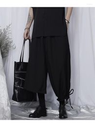 Men's Pants Men's Asymmetric Wide Leg Personality Yamamoto Style Dark Casual Loose Large Size