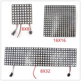 Strips WS2812B Panel 16x16 8x32 8x8 Pixels SK6812 Digital Flexible LED Individually Addressable Full Dream Colour DC5V