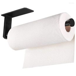 Hooks Paper Towel Holder Stainless Steel Large Rolls Rack Long Tissue Roll Dispenser Hanger For Parlour Bathroom