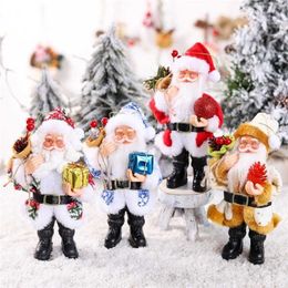 Christmas Decorations Santa Doll Figure Tree Ornaments Decoration Home Table Gift Year 2023 Navidad Xmas Noel 220926