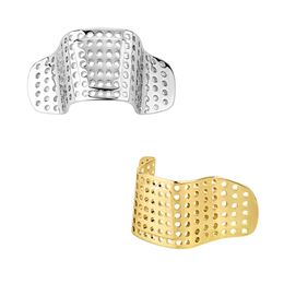 14K Gold Plating Copper Nose Bridge Clip On Hip Hop Nose Cuff Body Jewellery For Men and Women