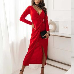 Casual Dresses Ladies Fashion Oblique Shoulder Hollow Out Waist Irregular Party Dress Sexy Off Shoulder Slit Dress Summer Casual Holiday Dress T220905