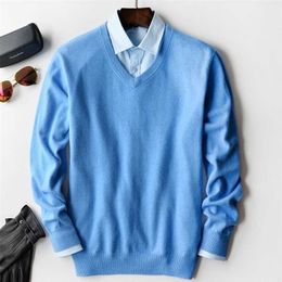 Men's Sweaters Cashmere cotton blend Pullover sweater men jumper autumn winter man clothes sweter jersey sueter hombre pull homme sweaters 220923