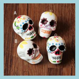 Craft Tools Lovers Skeletons Ghosts Resin Accessories Diy Necklace Mobile Phone Shell Material Unique Style Drop Delivery 20 Bdesybag Dhrsg