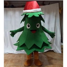 Green Christmas tree Mascot Costumes Halloween Fancy Party Dress Cartoon Character Carnival Xmas Easter Advertising Birthday Party Costume Outfit