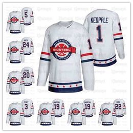 Gla USA Team White 2021 BioSteel All-American Game Hockey Jersey Remington Keopple Daniel Laatsch Jack Peart Cooper Wylie Ryan Ufko Shai Buium M