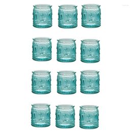 Candle Holders Vintage Tea Light Holder Votive Glass 12 Pcs For Wedding Church Bedroom And Table