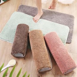 Teppiche Kuchen Samt saugfähige Badezimmer Anti-Rutsch-Matten in die Tür Home Teppich Teppiche für Wohnzimmer Schlafzimmer Pelz
