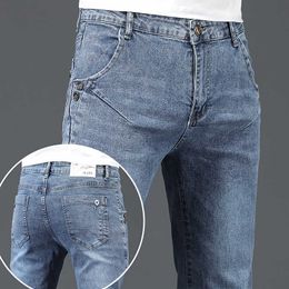 Men's Jeans Men Brand Skinny High Quality Slim Joggers Stretch Casual Blue Classic Version Fashion Youth Male Denim Pants 220923