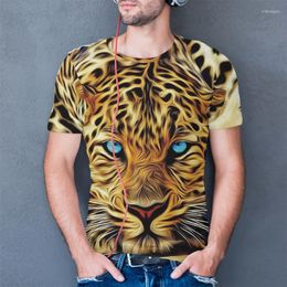 Men's T Shirts Men's T-Shirts Summer Style 3D Printed T-shirt With Animal Print Casual Hip-hopcasualT-shirt Oversized