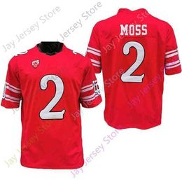 Mitch 2020 Новый NCAA Utah Utes Jerseys 2 Zack Moss College Footbalt Jersey Jersey Moald Hold Alll