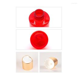 Storage Bottles 250ml X 25 Empty Shampoo Plastic Screw Press Caps DIY 250cc Lotion PET Bottle With Gold Lid Cosmetic Packaging Skin Care