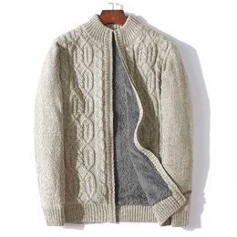 Men's Sweaters ICPANS Plus Size 4XL 5XL 6XL 7XL Sweater Men Thicken Warm Wool Cashmere Winter Cardigan Turtleneck Male Outwear 220924