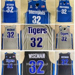 Gla Top Quality 1 32 James Wiseman Jersey Memphi Tigers High School Movie College Basketball Jerseys Green Sport Shirt S-XXL