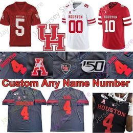 Mitch Houston Cougars Football Jersey NCAA College Chandler Smith Singleton Trahan Robinson Ed Oliver Josh Jones D.J. Hayden Ware Klingler