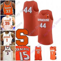 Mitch Custom Syracuse Orange Basketball Jersey NCAA College Bourama Sidibe Jerami Grant Dion Waiters Dave Bing Carter-Williams Derrick Coleman