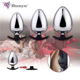 Anal Toys big diameter dilatador anal expander metal buttplug adult sex toys masturbator large plug g spot butt plugs for women 220922