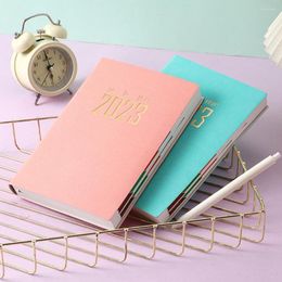 Schedule Book Multifunctional Time Management Efficiency Manual 2023 A5 Daily Weekly Agenda Planner Notebook Office Supplies