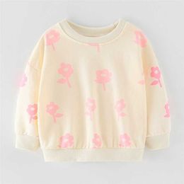 Pullover Quality Terry Cotton Sweater Hoodies Children's Clothing Kids Girls Long Sleeve Tops Autumn Sweatshirts Blouse Baby Girl Clothes 220924