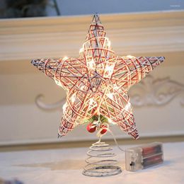 Christmas Decorations Excellent Glowing Treetop Star Holiday Pography Prop Battery Powered Enhance Atmosphere Tree Top