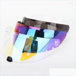 Motorcycle Helmets Motorcycle Helmets Hj-31 Helmet Visor For Hjc I70 I10 Anti-Uv Dust-Proof Lens Accessoriesmotorcycl Dhcarfuelfilter Dhq9C