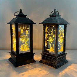 Рождественские украшения Eid Mubarak Lantern светодиодные ветровые огни Рамадан