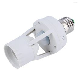 Lamp Holders AC 110-220V 360 Degrees PIR Induction Motion Sensor IR Infrared Human E27 Plug Socket Switch Base Led Bulb Light Holder