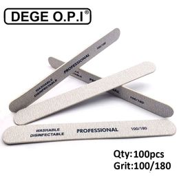 Nail Files 100PcsLot Professional For Manicure 100 180 240 Strong Sandpaper Accessories Salon Tool High Quality s File 220922