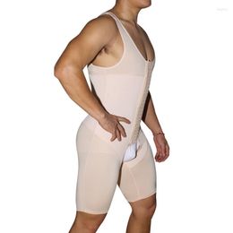 Men's Body Shapers Men's Men Shapewear Tummy Control Full Shaper Slimming Bodysuit And For Compression Garment Post