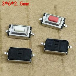 Switch 100Pcs Mini 3x6x2.5mm Two Pin Push Button SMD Tactile Tact Micro MB3/MB4 Tablet PC Power