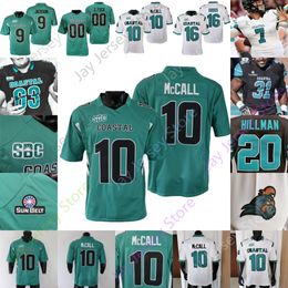 Coastal Carolina Chanticleers Football Jersey NCAA College Grayson McCall Reese White CJ Beasley Tyson Mobley Sam Pinckney JT Killen Jenkins Boykin