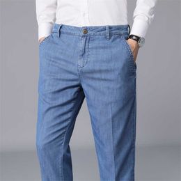 Men's Jeans High Quality Suit Spring Autumn Business Casual Regular Fit Denim Trousers Male Classic Brand Cotton Pants 220923