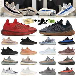 Designer Bone 2.0 350s v2 Casual Shoes CMPCT Slate Womens MX Frost Clay Zebra Men Cream Dazzling Blue Letter Yellow 3M Reflective Sneakers kanye Yeezreel 350 west boost