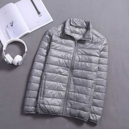Men's Down & Parkas Fall/Winter Out of season light down jacket Stand collar Short casual outdoor warm coat Large size loose