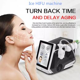 Professional Beauty Equipment Ice HIFU Skin Tightening 4D Hifu Slimming Cryo Therapy Machine Ultrasound 7D Hi-fu Wrinkle Removal Face Lift With Cooling