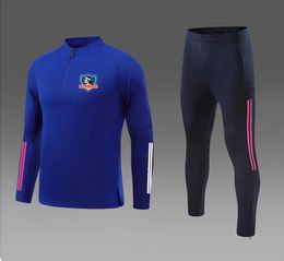 Club Social y Deportivo Colo-Colo Men's Tracksuits autumn and winter outdoor leisure training suit children jogging Leisure sports suit home suit